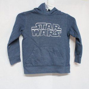 Star Wars Blue Small Long Sleeve Hoodie with Front Pocket